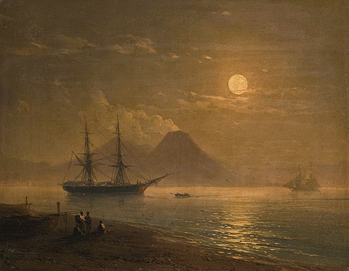 The Bay of Naples., , Ivan Aïvazovski