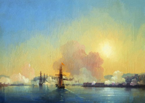 Entrée de la baie de Sébastopol., 1852, Ivan Aïvazovski