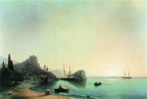 Paysage italien, 1855, Ivan Aïvazovski