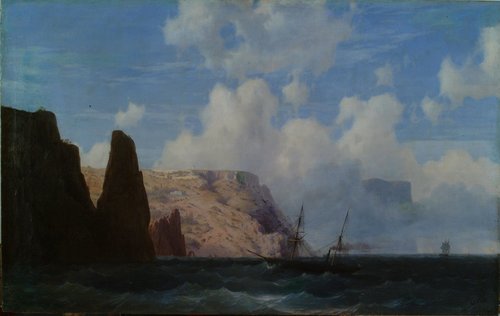 Rocky Cliffs, 1891, Ivan Aïvazovski