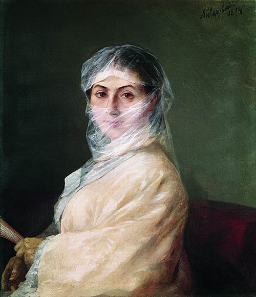 Sarkizova Ann, second wife of I. Aivazovsky, 1882, Ivan Aïvazovski