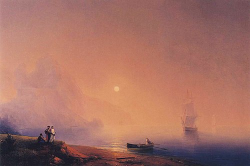 Crimean Tartars on the Sea Shore, 1850, Ivan Aïvazovski