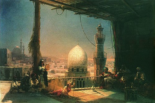 Scenes from Cairo's life, 1881, Ivan Aïvazovski