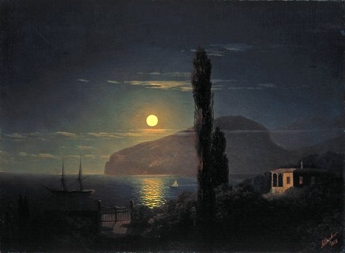 Nuit au clair de lune en Crimée, 1859, Ivan Aïvazovski