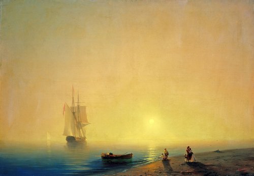 Côte, 1851, Ivan Aïvazovski