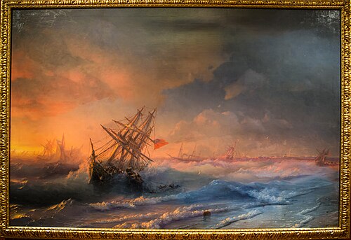 Storm over Eupatoria, 1900, Ivan Aïvazovski