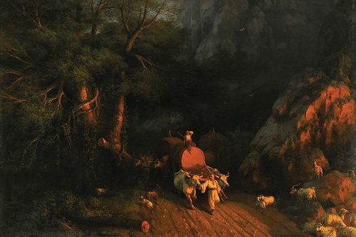 Road in the Forest, 1857, Ivan Aïvazovski