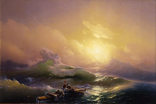La Neuvième Vague, 1850, Ivan Aïvazovski
