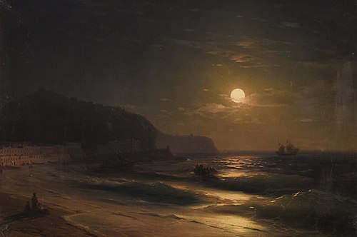 Moonlit Night, 1878, Ivan Aïvazovski