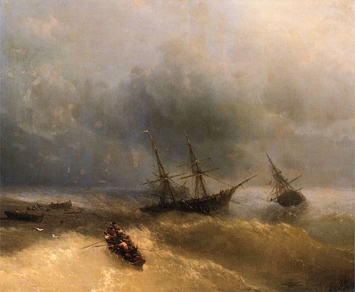 The Shipwreck, , Ivan Aïvazovski