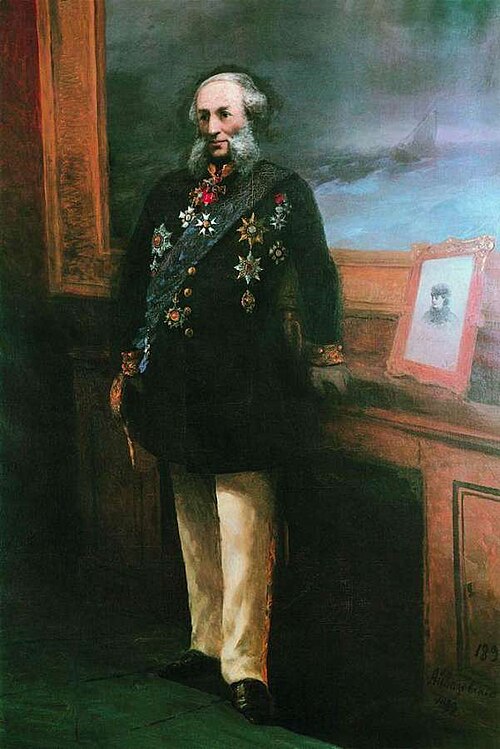 Selbstporträt, 1892, Ivan Aïvazovski