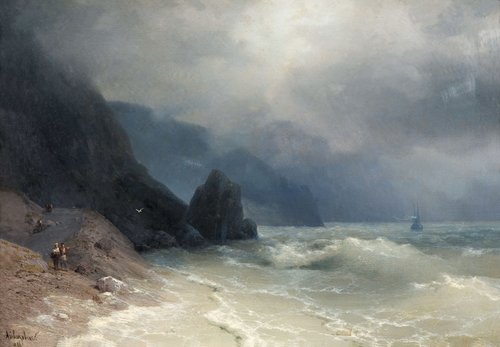 Sea coast, 1886, Ivan Aïvazovski