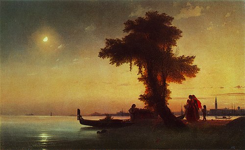A bay near Venice, 1842, Ivan Aïvazovski