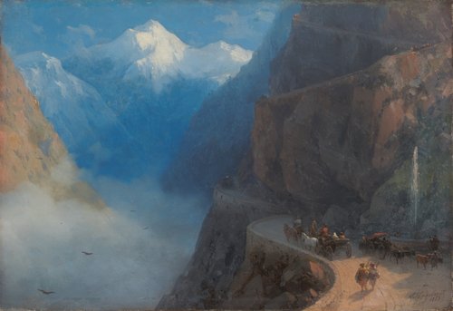 From Mleta to Gudauri, 1868, Ivan Aïvazovski