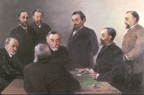 Aivazovsky with Friends, 1893, Ivan Aïvazovski