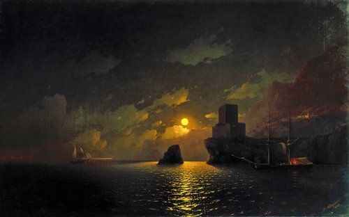Escadron russe à la rade de Sébastopol, 1849, Ivan Aïvazovski