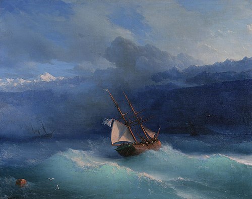 Along the Coast, 1850, Ivan Aïvazovski