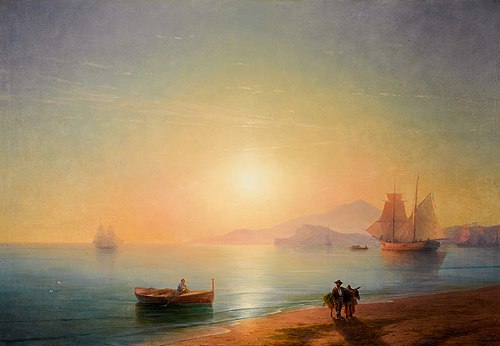 The Bay of Naples, 1878, Ivan Aïvazovski