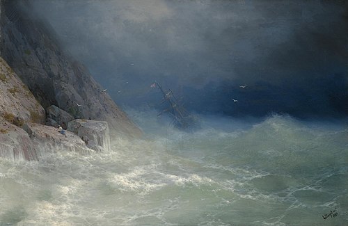 The Survivor, 1880, Ivan Aïvazovski