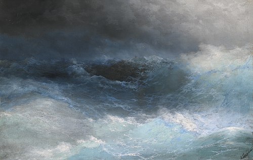 Stormy Sea, 1850, Ivan Aïvazovski
