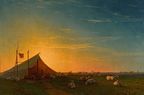 Shepherds' Camp, 1858, Ivan Aïvazovski