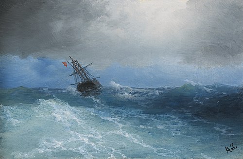 Gathering Storm, 1899, Ivan Aïvazovski