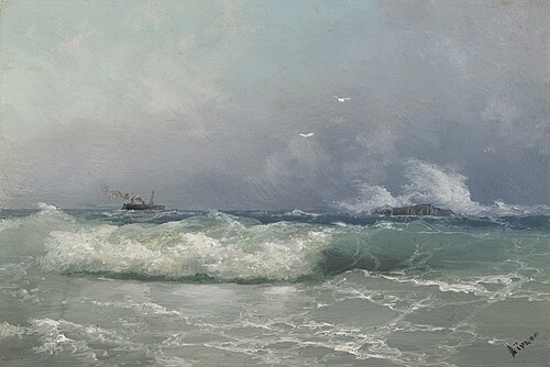Biarritz, 1889, Ivan Aïvazovski