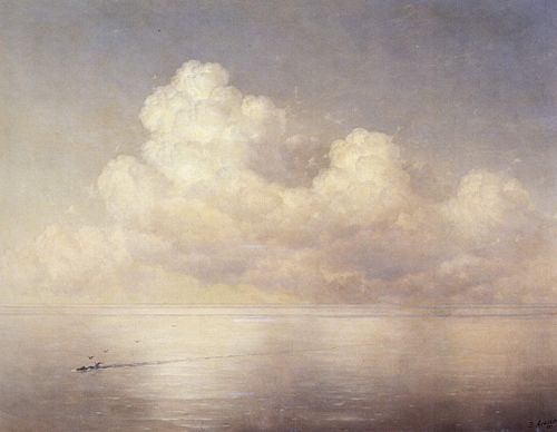 Clouds over the Sea, Calm, 1889, Ivan Aïvazovski