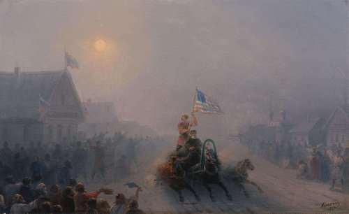 Distributing Supplies, 1892, Ivan Aïvazovski