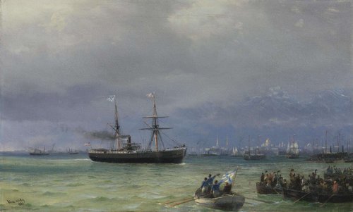The Relief Ship, 1892, Ivan Aïvazovski