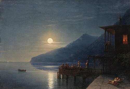 A Moonlit Night on the Crimean Coast, , Ivan Aïvazovski