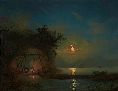 Moonlit Night, 1850, Ivan Aïvazovski