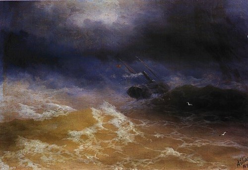 Storm on Sea, 1899, Ivan Aïvazovski