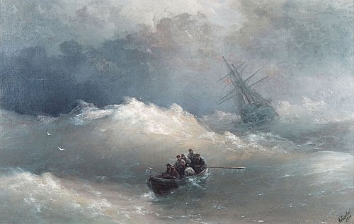 La Vague, 1886, Ivan Aïvazovski