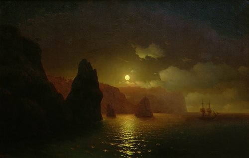 St. George Monastery. Cape Fiolent, 1846, Ivan Aïvazovski