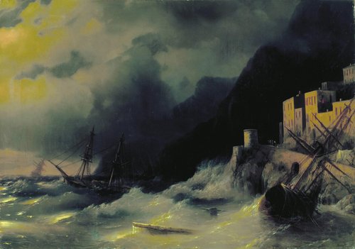 Storm at sea, 1850, Ivan Aïvazovski
