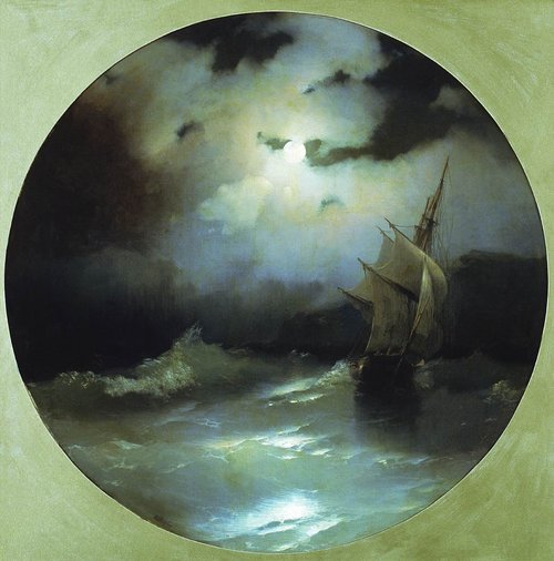 Sea on a Moonlit Night, 1858, Ivan Aïvazovski
