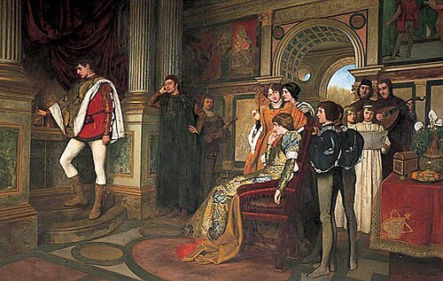 The Casket Scene from the Merchant of Venice, , James-Dromgole Linton