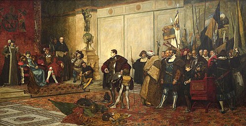 Victorious: One of four Works Illustrating the Life of a Soldier of Fortune, 1880, James-Dromgole Linton