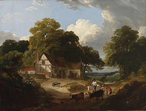 Barnyard Scene, 1806, Robert Ladbrooke