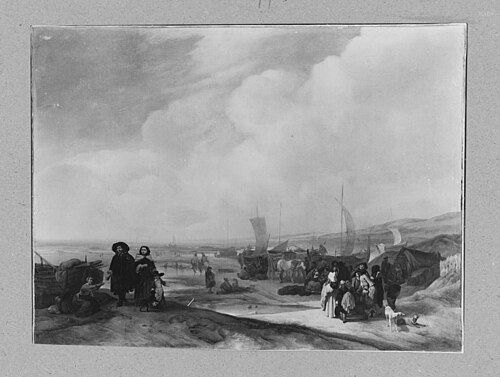 on the sea-side, 1653, Jacob Esselens