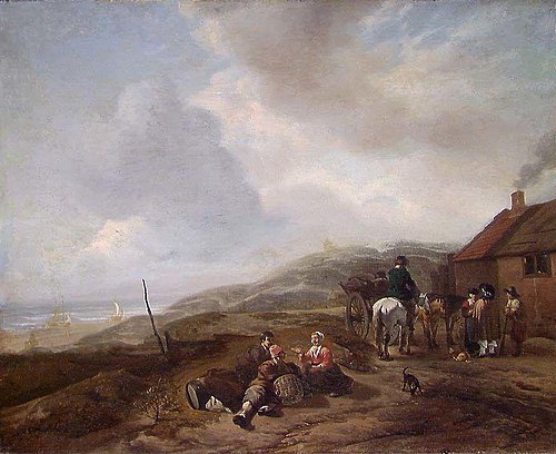 At the Outside of an Inn, 1661, Jacob Esselens