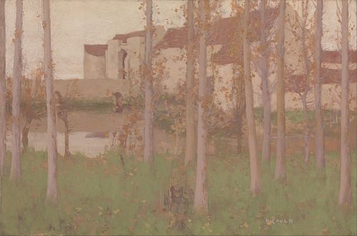 The Haunted Chateau, Grez-sur-Loing, 1896, David Gauld