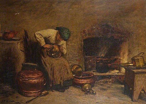 Cleaning Day, 1884, John Dawson Watson