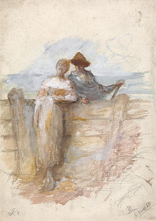 Drifting, 1885, John Burr