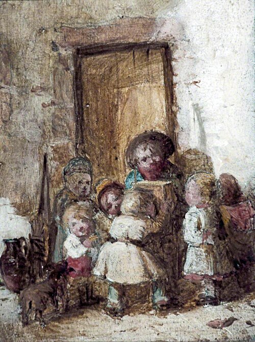Study of a Group of Children, , John Burr