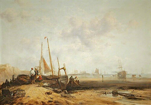 Port Scene, 1845, John Wilson