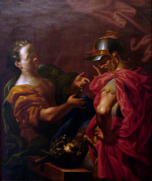 Jael and Barak over the body of Sisera, 1698, Abraham Godijn