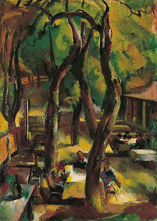 Scene from Zugliget, 1925, Vilmos Aba-Novák
