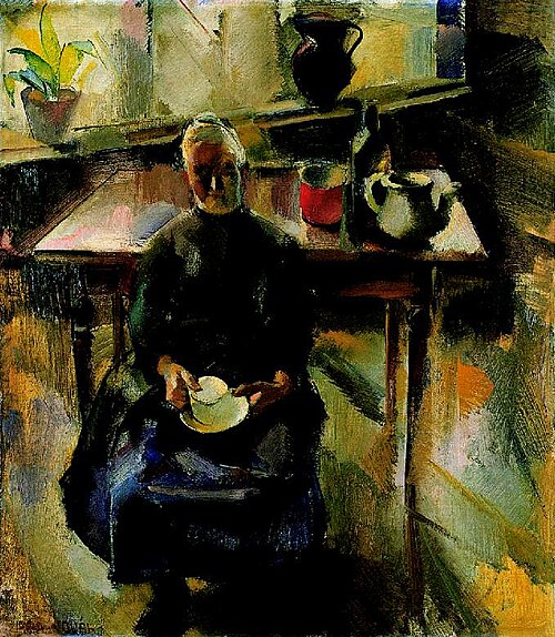 Interior (Kitchen), 1927, Vilmos Aba-Novák
